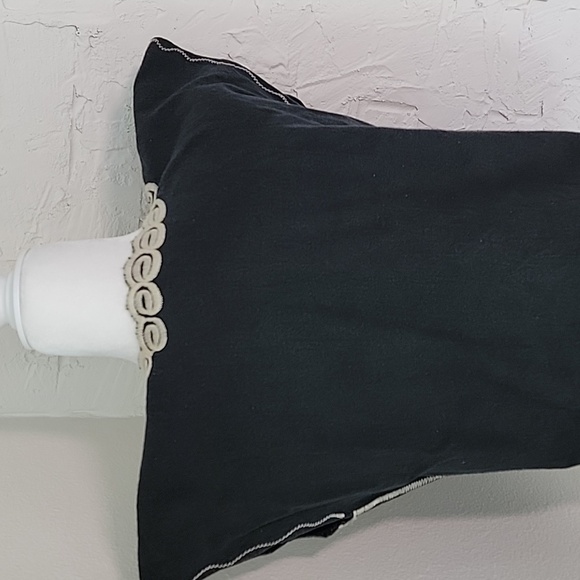 Blouse Top Shirt Boxy Embroidered Mexican Floral Short Sleeve Festive Colorful S - Picture 7 of 14